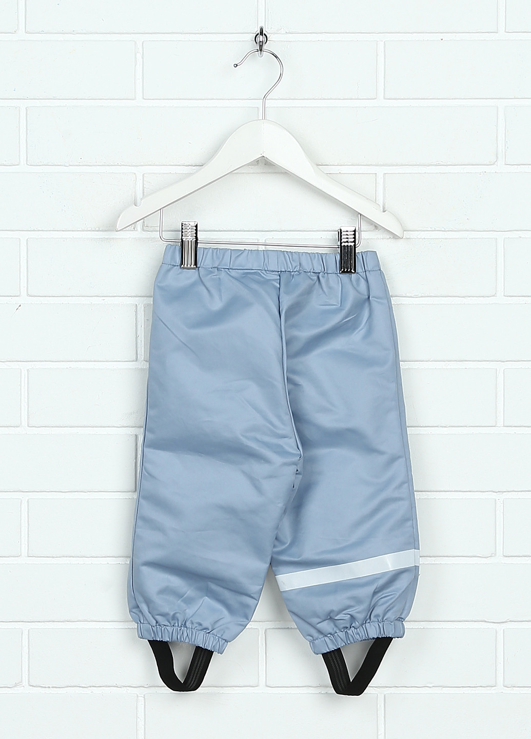 Голубые спортивные демисезонные брюки прямые H&M