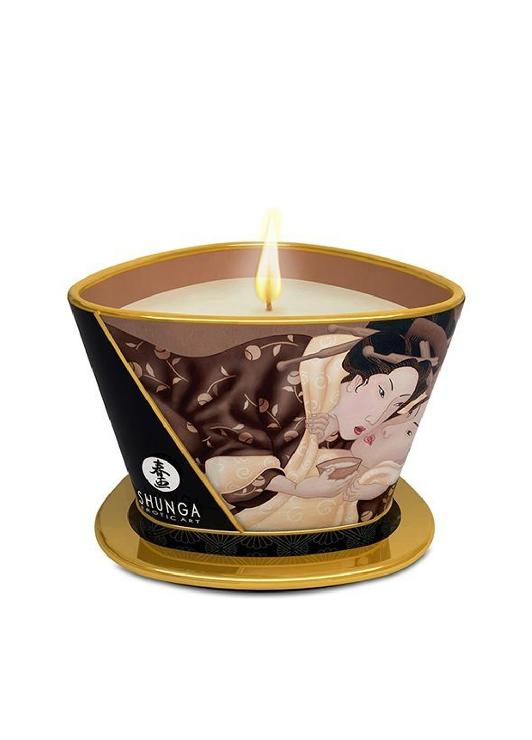 Массажная свеча Massage Candle - Intoxicating Chocolate (170 мл) с афродизиаками Shunga (255169320)
