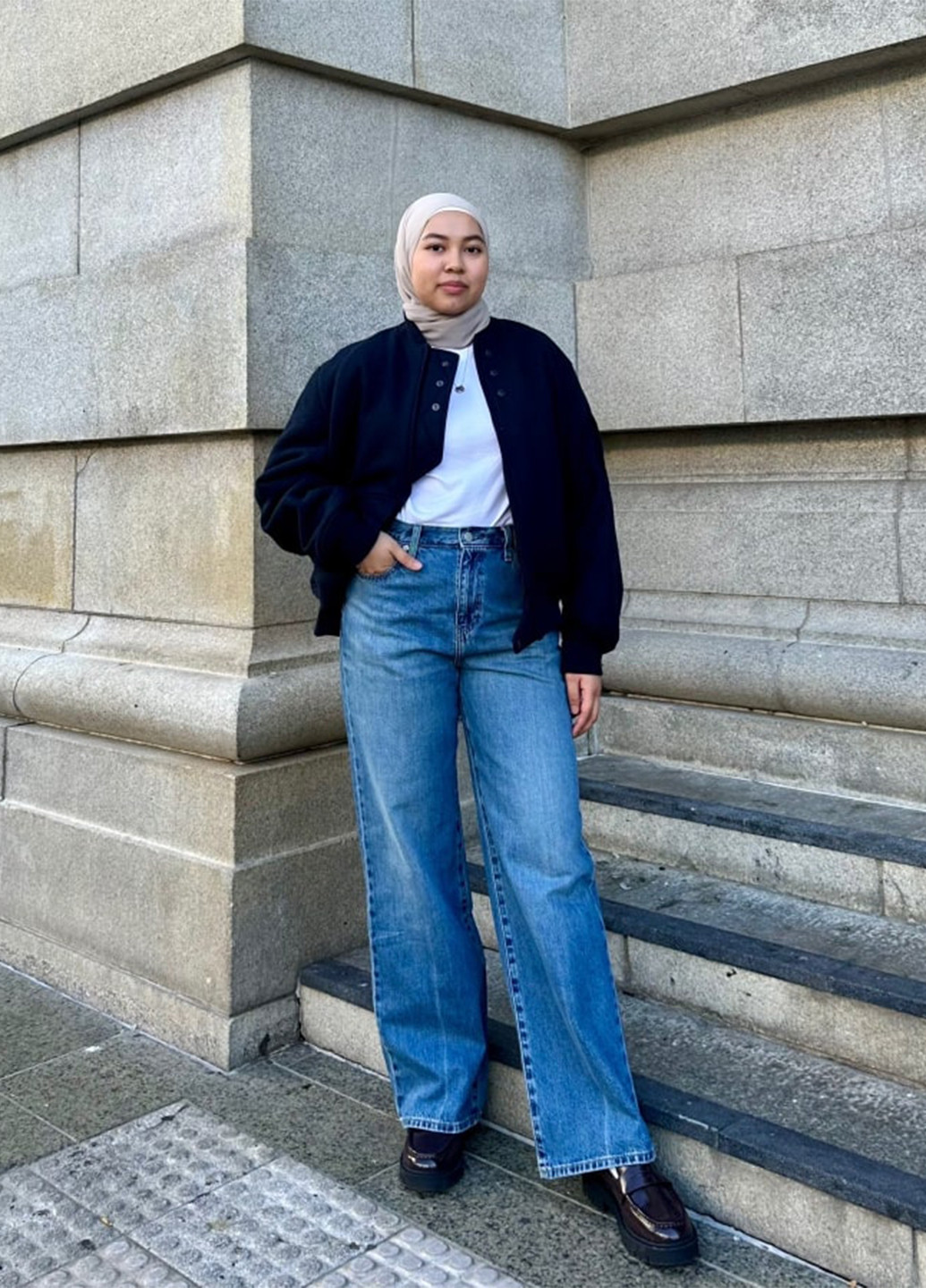 Бомбер Uniqlo на молнии (295367970)