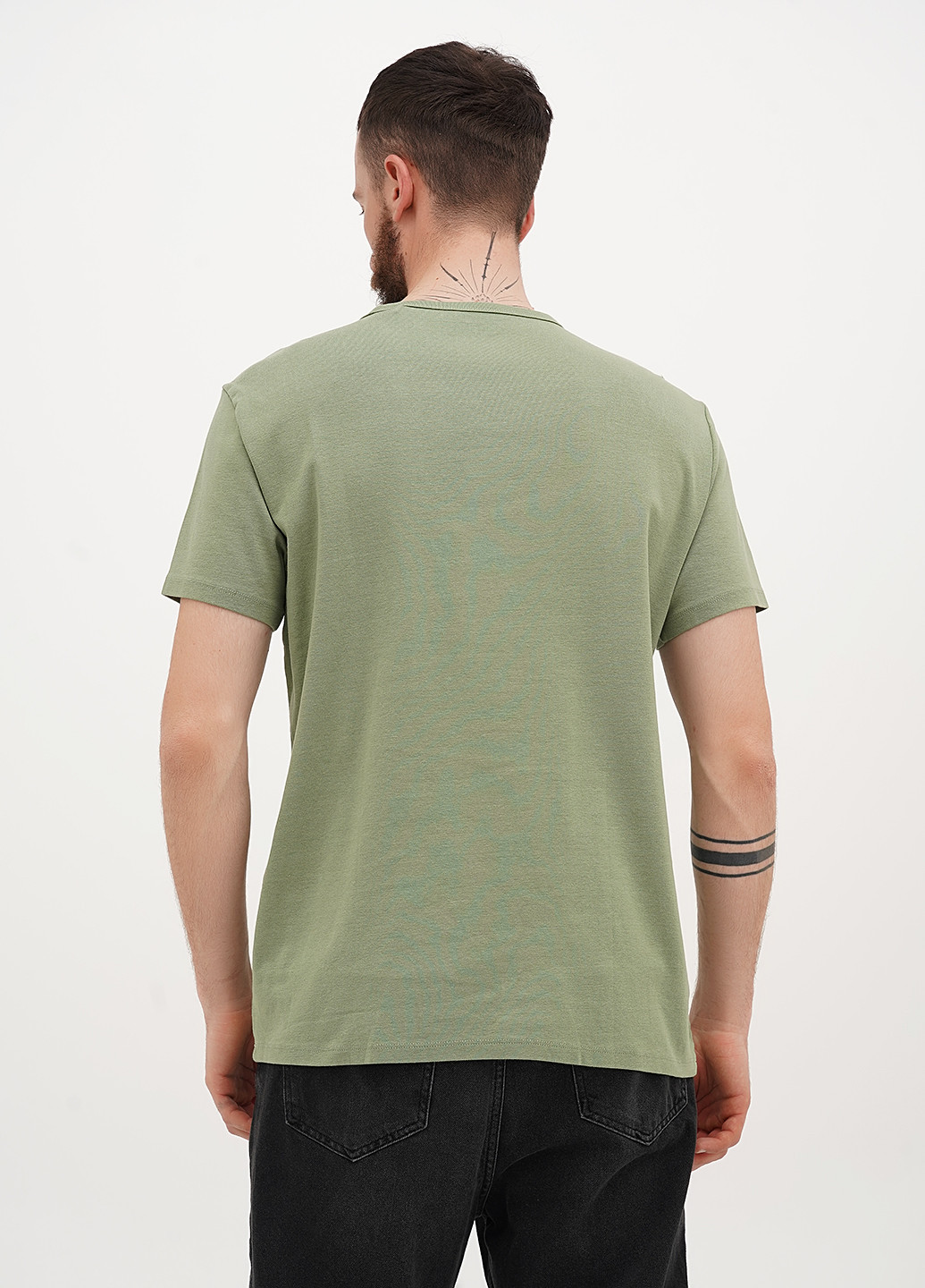 Оливкова футболка Mustang