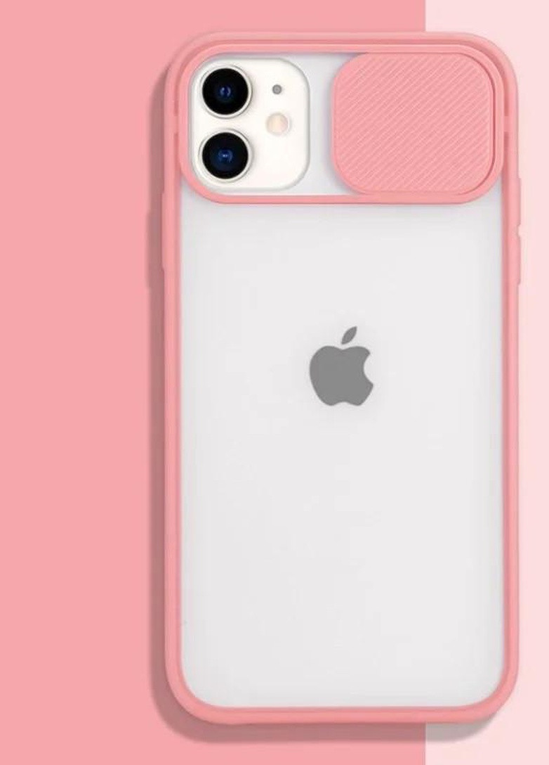Чохол Camshield mate TPU зі шторкою для камери для iPhone 11 Pro Max Рожевий No Brand (254091268)