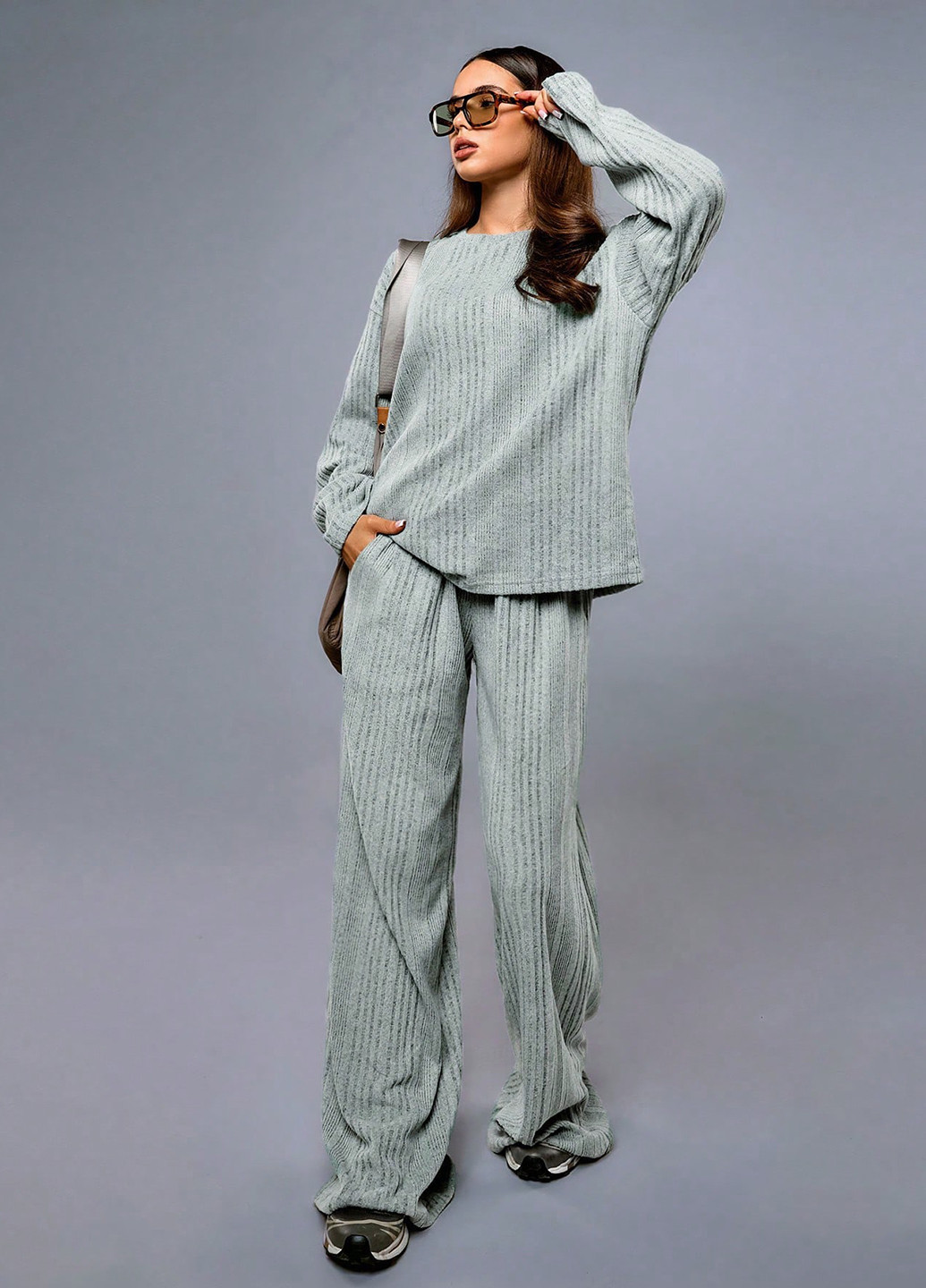 Костюм (лонгслив, брюки) SHEIN (334151387)