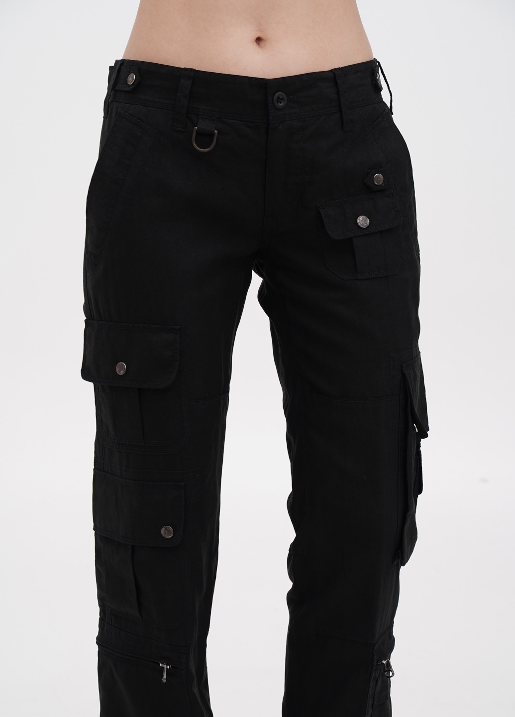 Черные кэжуал демисезонные карго брюки Ralph Lauren