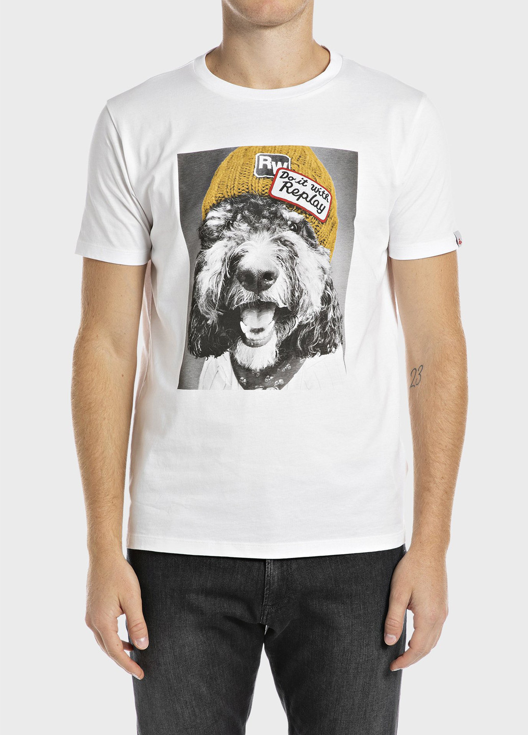 Белая футболка Replay