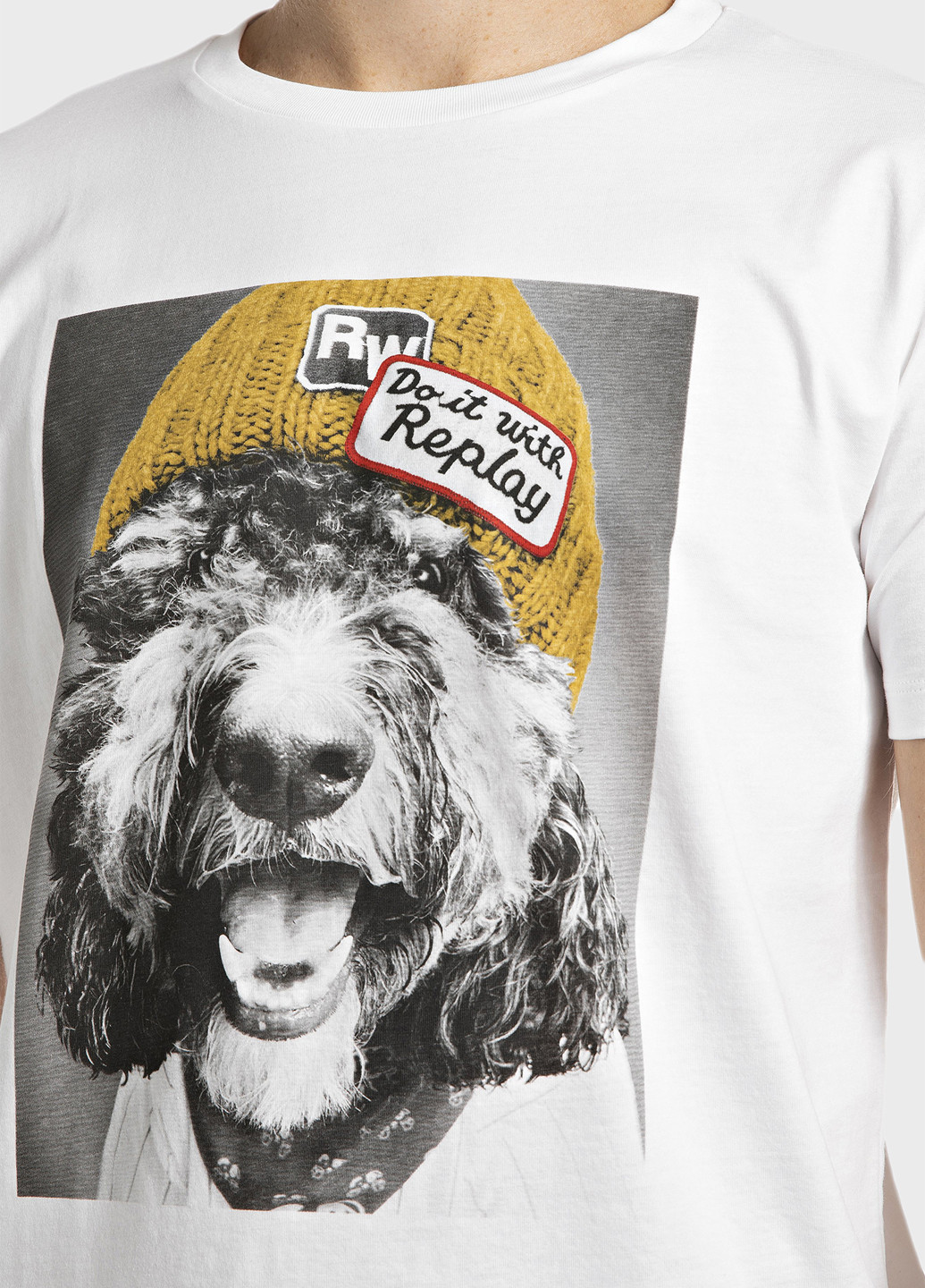 Белая футболка Replay