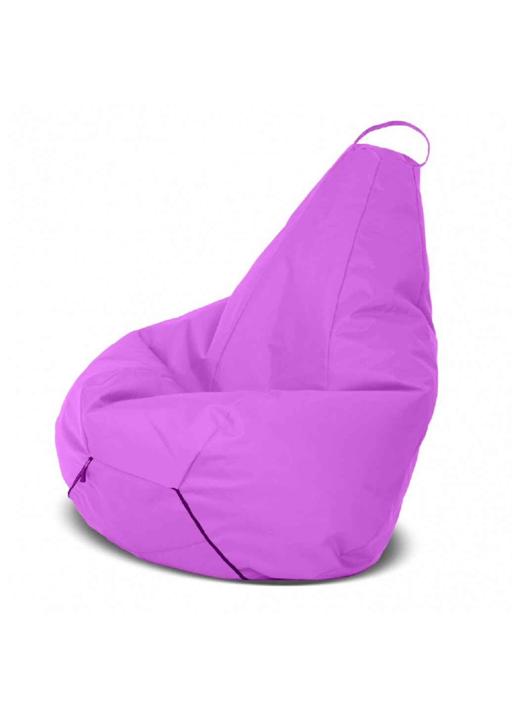 Бескаркасное кресло мешок груша со съемным чехлом 80х100 см (50225-Нов) Фиолетовый Francesco Marconi (252850988)