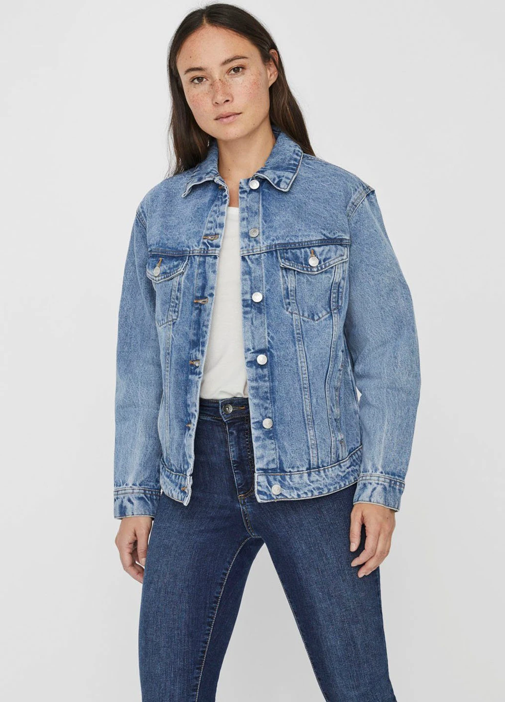 Синя демісезонна куртка Vero Moda