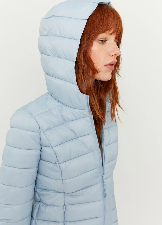 Голубая летняя куртка Tally Weijl Formal Jackets - Light WOVEN padded jacket