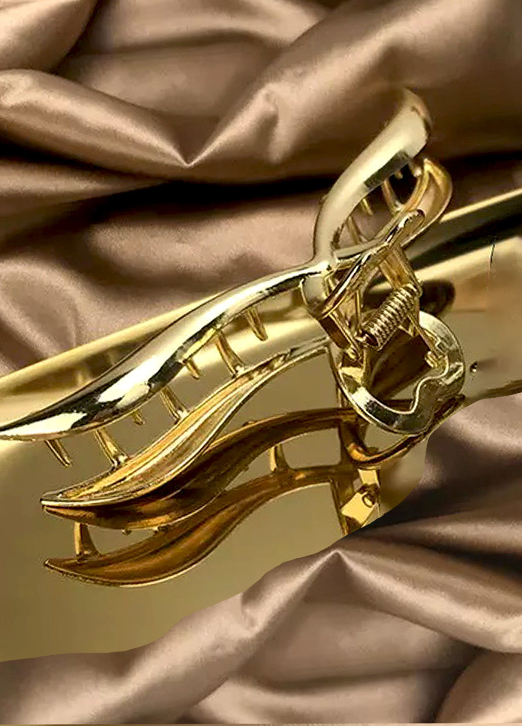 Заколка краб для волосся "Luxury", золотиста Анна Ясеницька (255169585)
