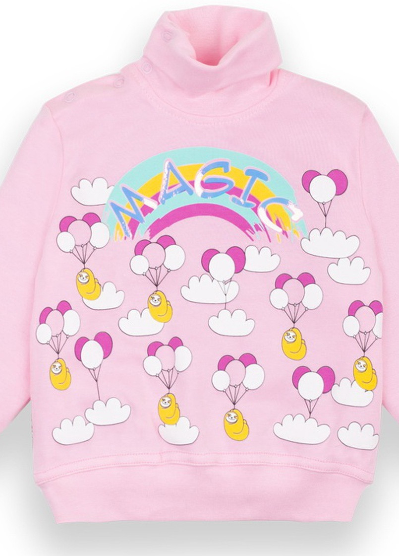 Рожевий демісезонний светр джемпер Габби