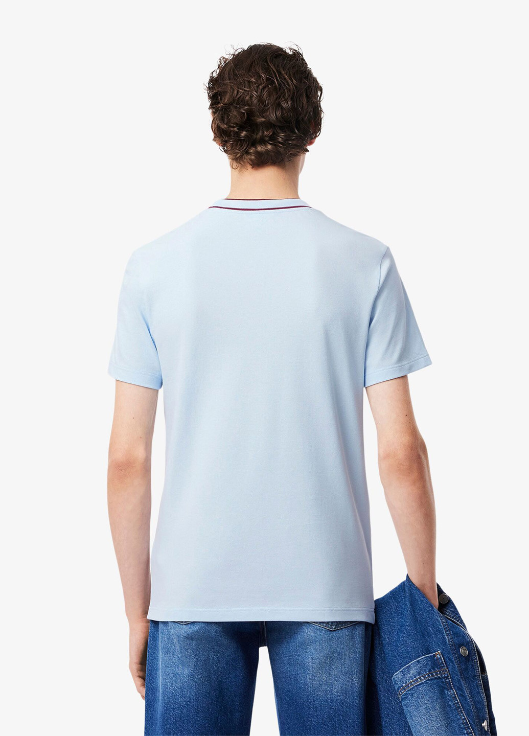 Блакитна футболка Lacoste