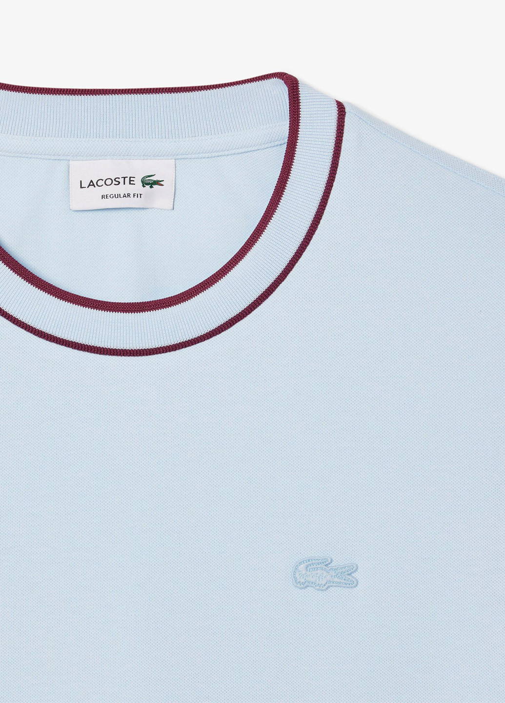 Блакитна футболка Lacoste