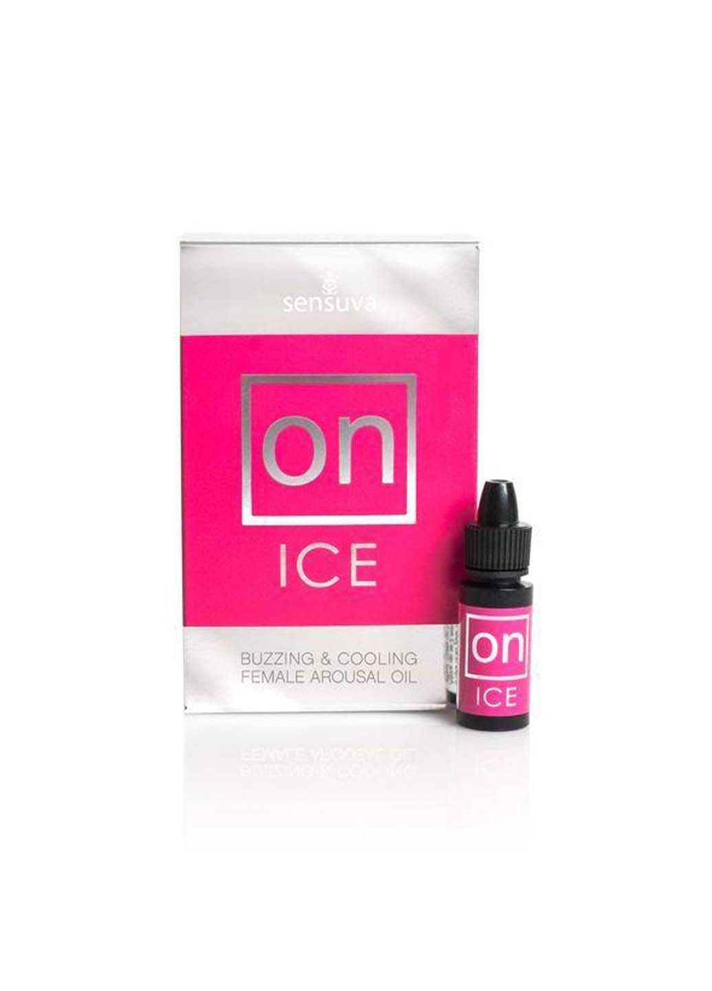 Возбуждающее масло - ON Arousal Oil for Her Ice с охлаждающим эффектом 5 мл Sensuva (256170681)