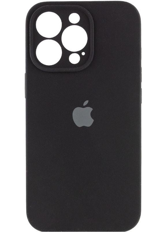 Силиконовый Чехол Накладка Закрытая Камера Silicone Case Full Camera Для iPhone 13 Pro Max Black No Brand (254091777)