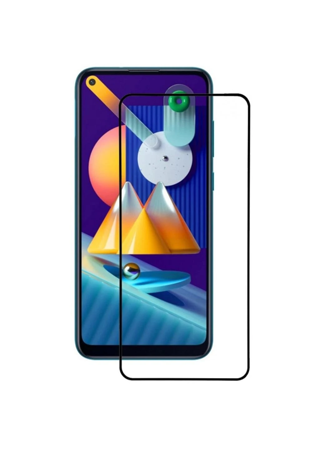Стекло защитное Samsung Galaxy M11 SM-M115 Black (704848) BeCover (249598600)