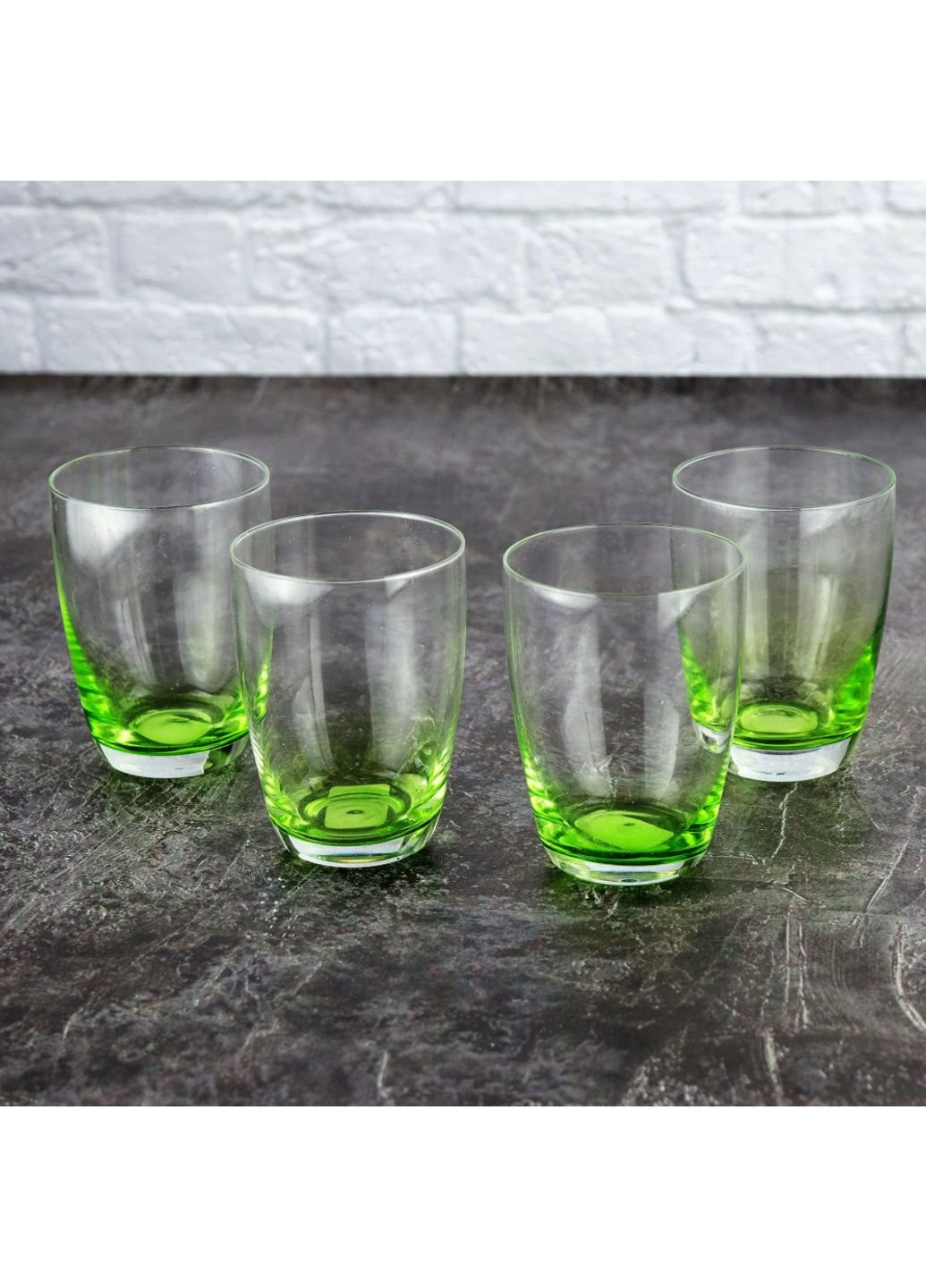 Набор стаканов низких Variation Shades Green D4848 340 мл 4 шт Luminarc (253611799)