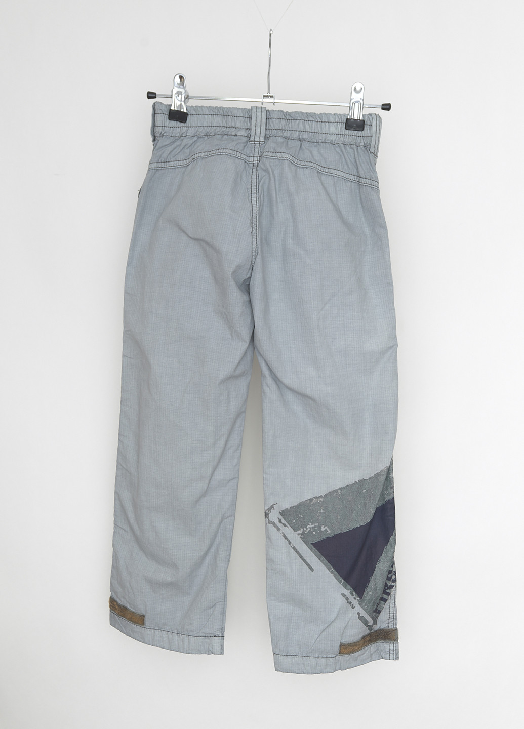 Серо-голубые кэжуал демисезонные брюки прямые Murphy & Nye