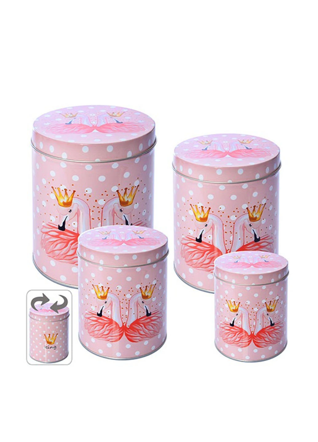 Банку (4 шт.), 10,5х14 см Mix Shop (132397365)