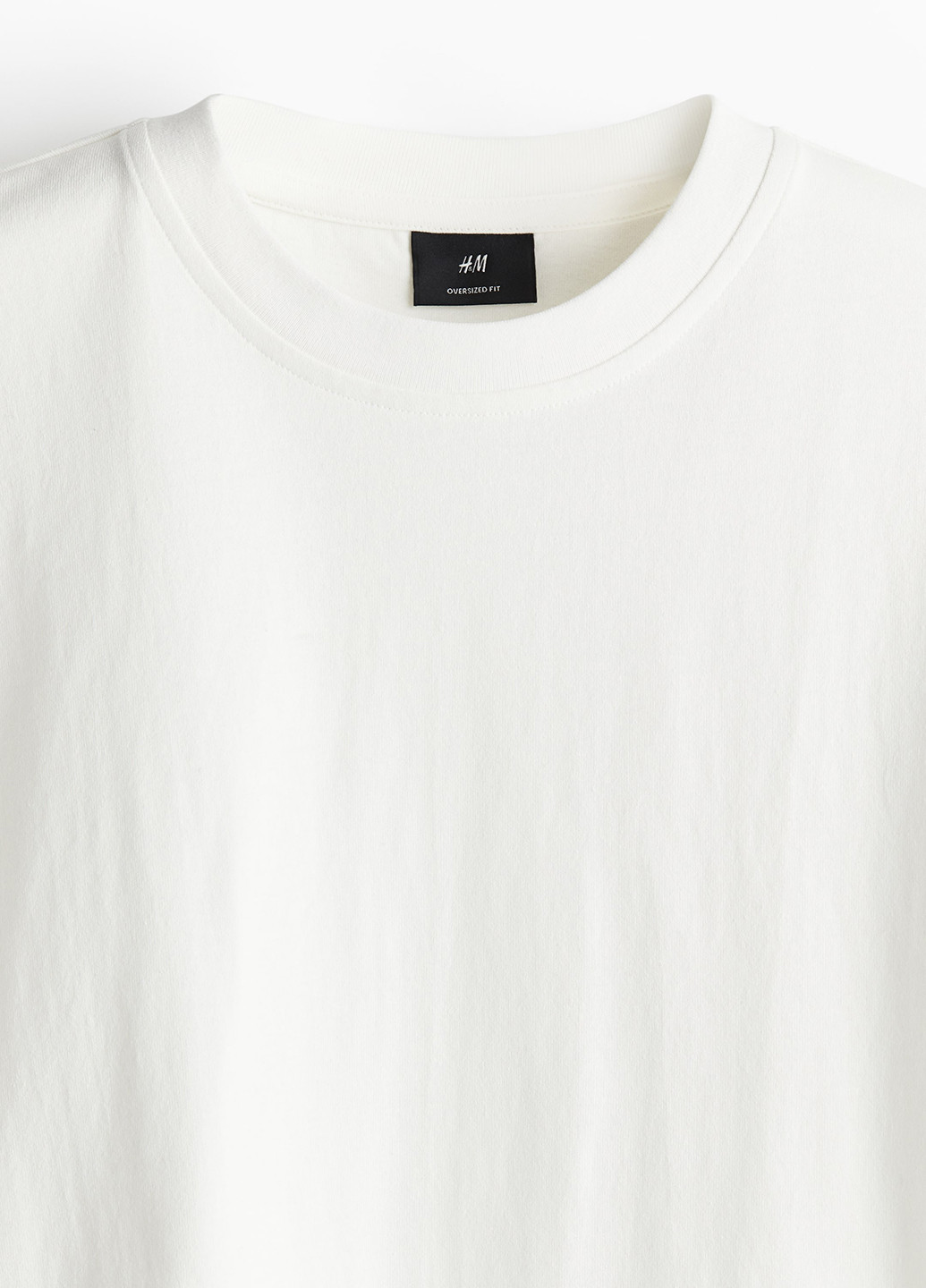 Молочная футболка H&M