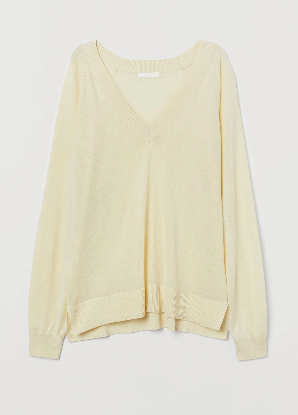 Молочный демисезонный свитер H&M