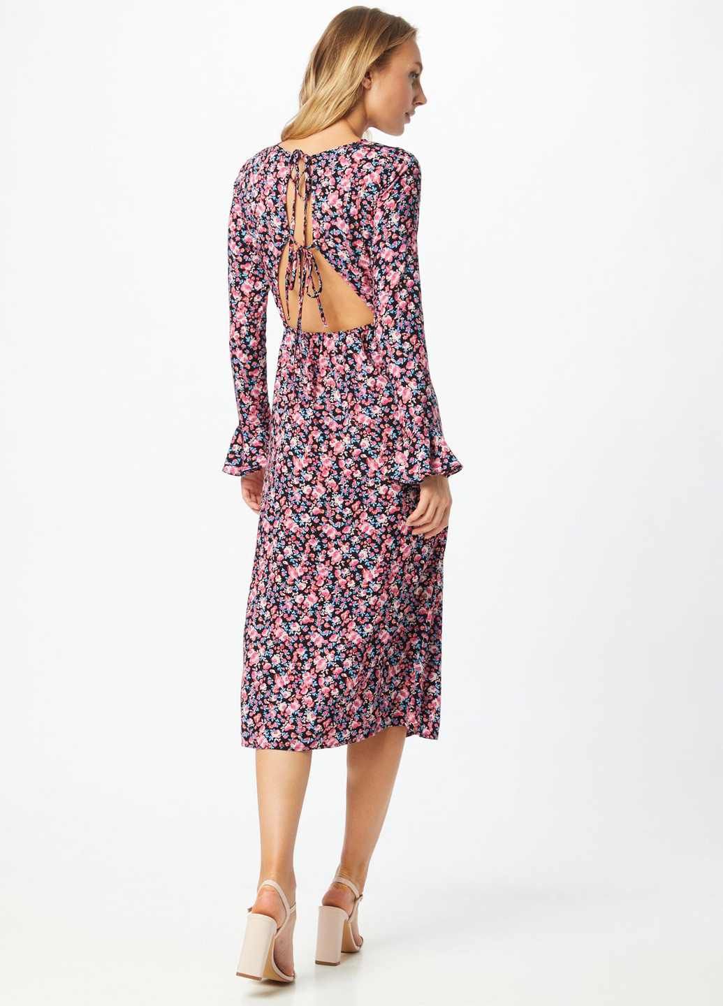 Комбинированное кэжуал платье Miss Selfridge с цветочным принтом
