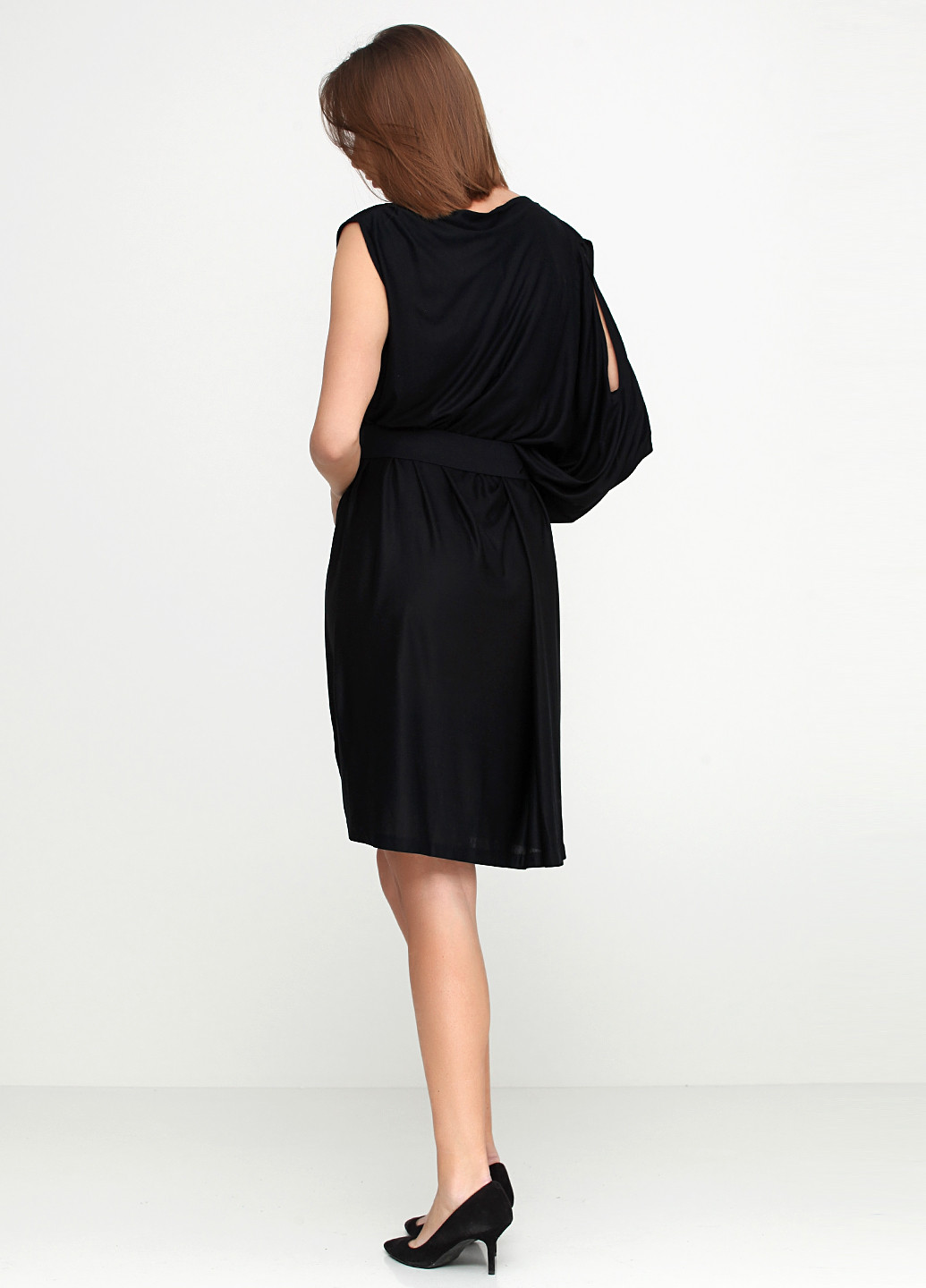 Черное коктейльное платье La Perla однотонное