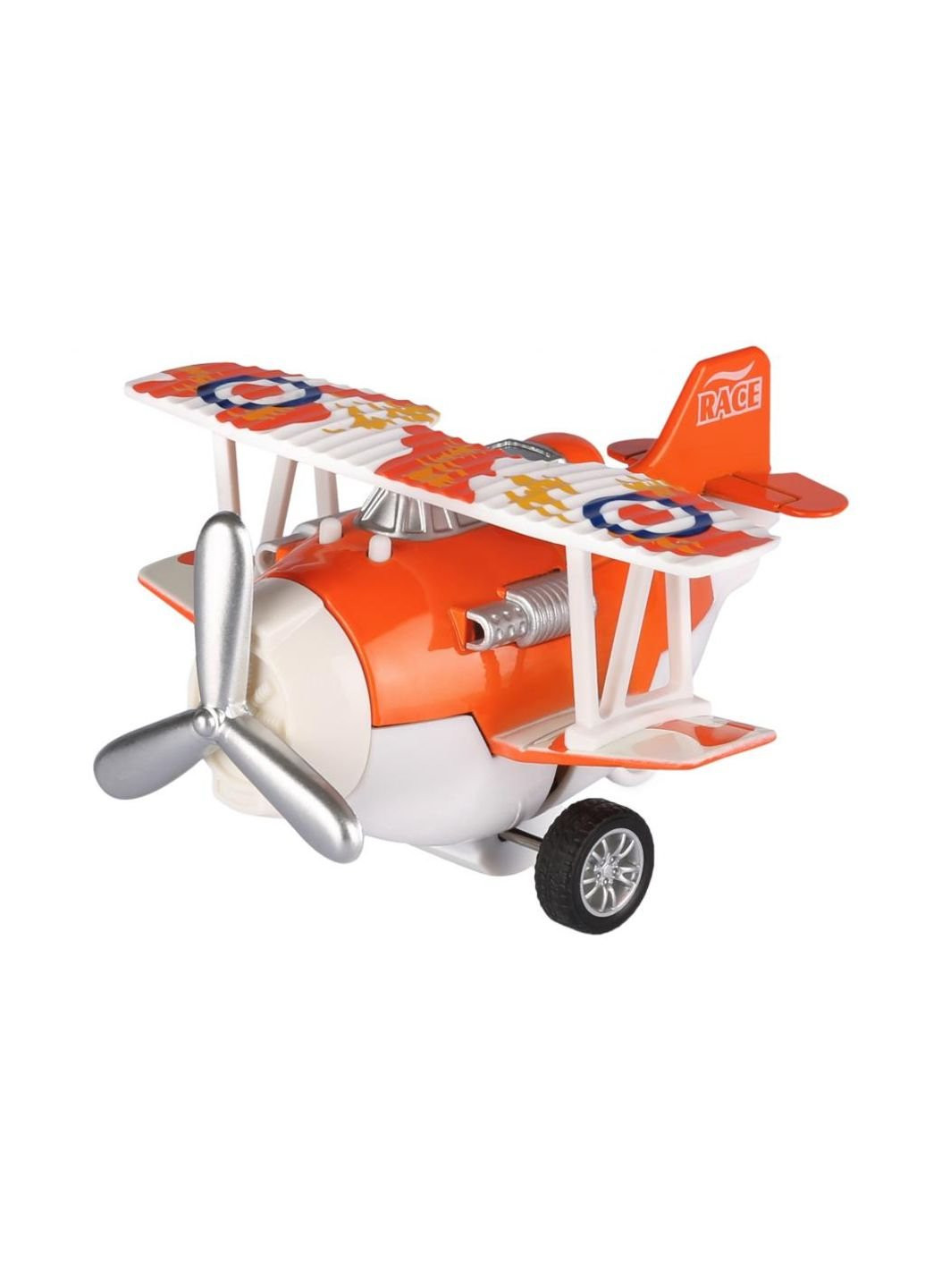 Спецтехника Самолет металический инерционный Aircraft оранжевый (SY8013AUt-1) Same Toy (254083015)
