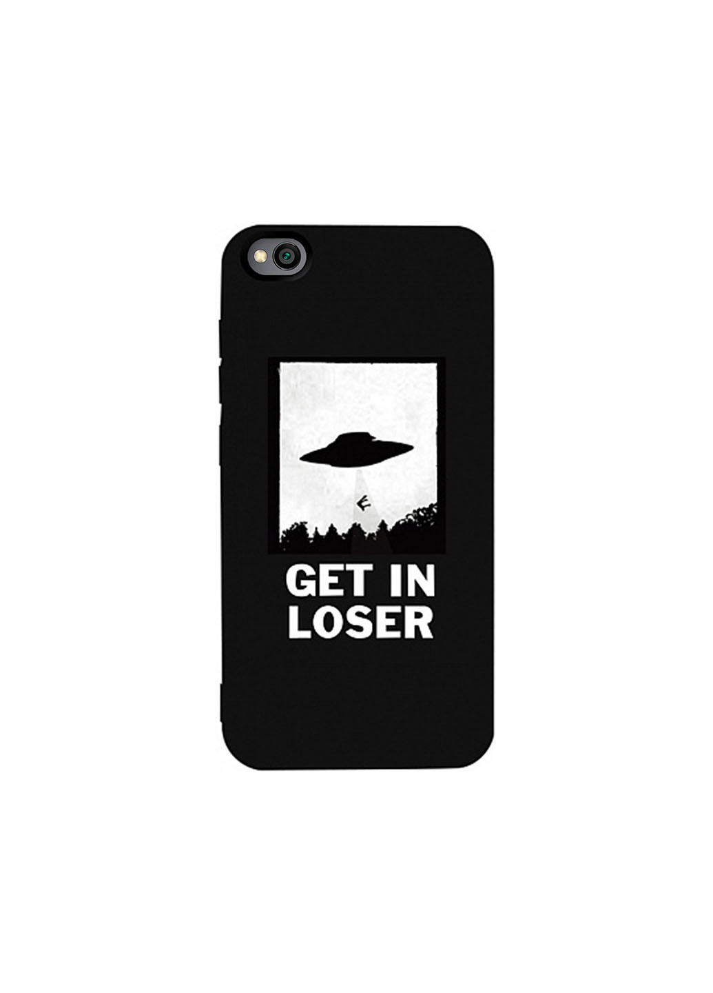 Чехол Matt TPU 2mm Print Case Xiaomi Redmi Go #18 Ufo Loser Black Toto (243666052)