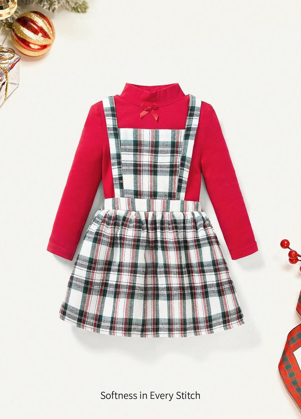 Комбінований демісезонний комплект (гольф, сарафан) SHEIN