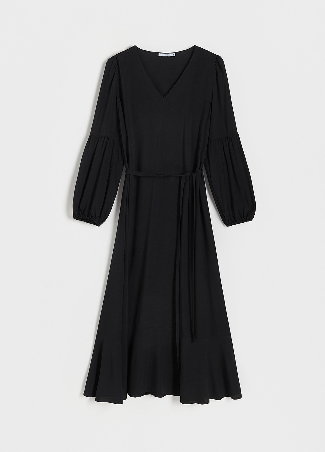 Черное кэжуал платье Reserved однотонное