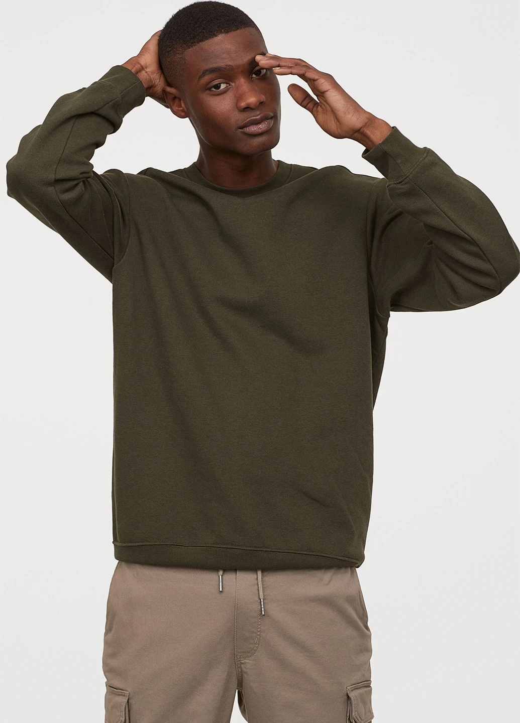 Хакі світшот H&M (179978798)
