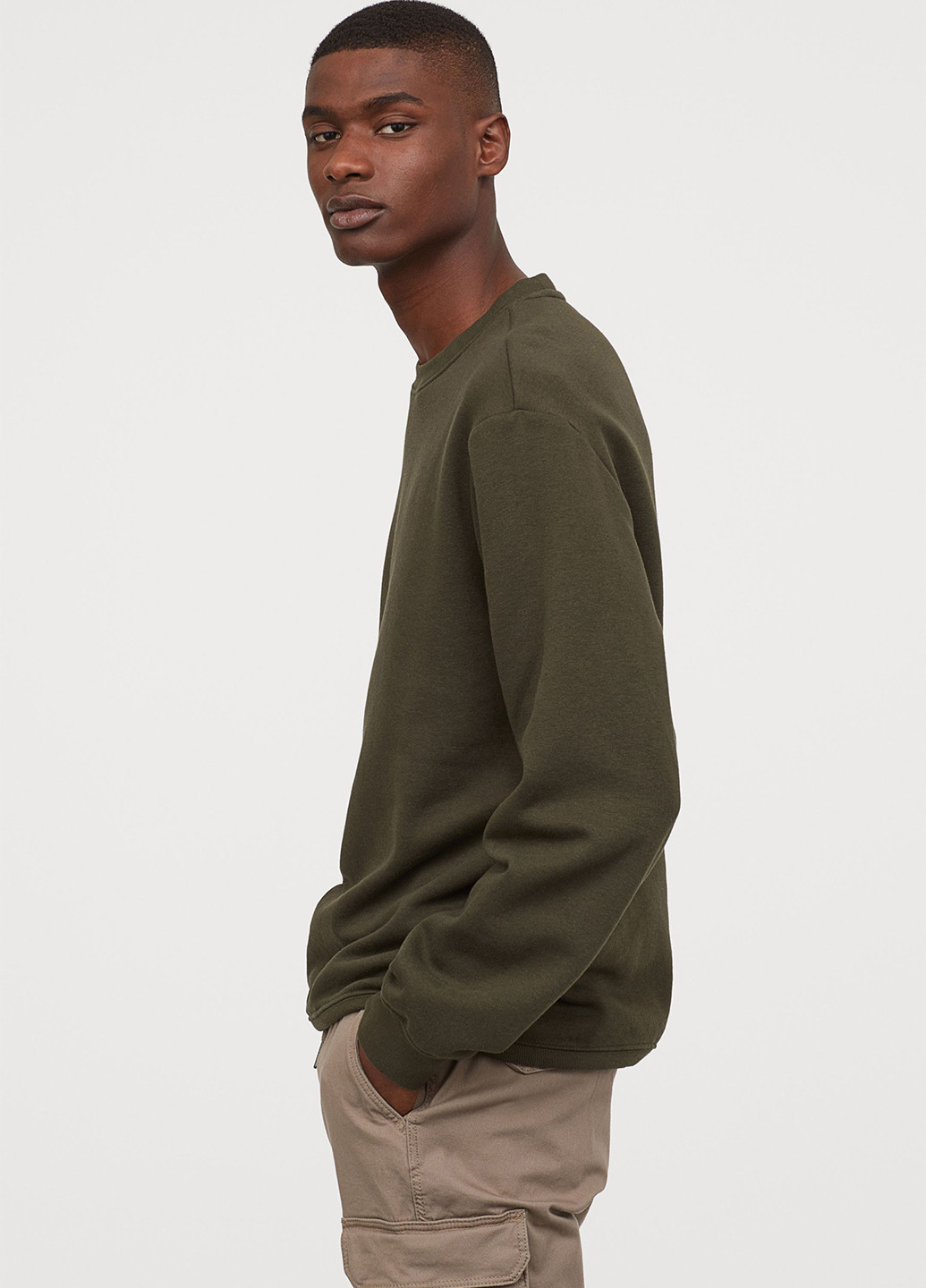 Хакі світшот H&M (179978798)