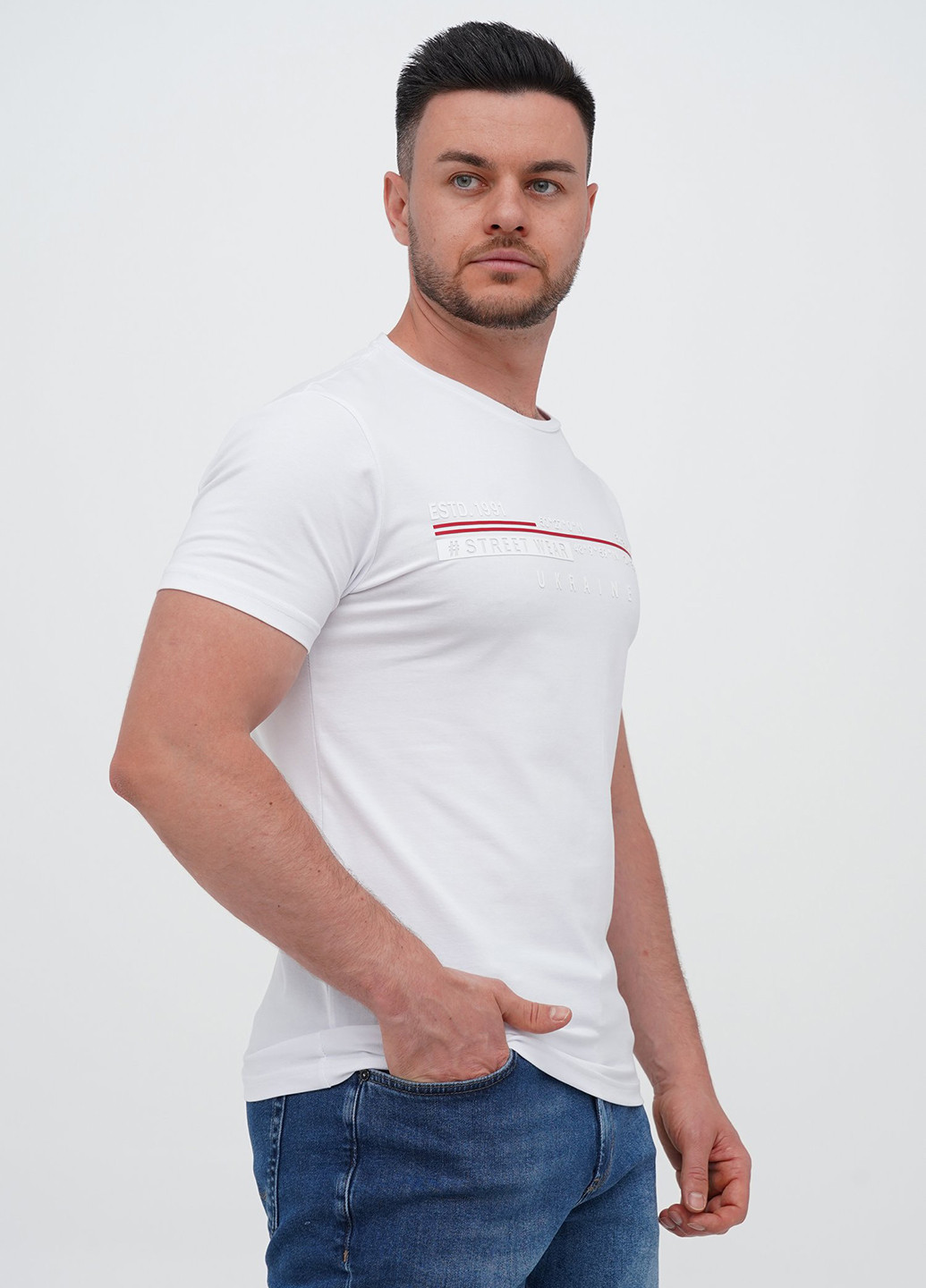 Біла футболка Trend Collection