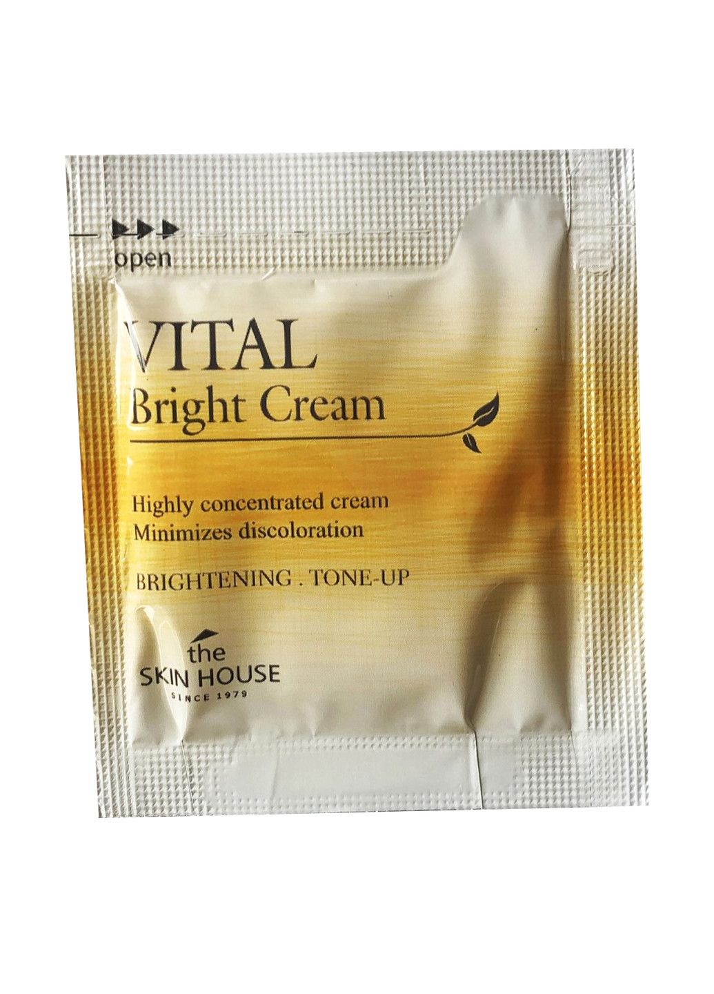 Крем для ровного тона лица Vital Bright Cream (пробник), 2 мл The Skin House (203674714)