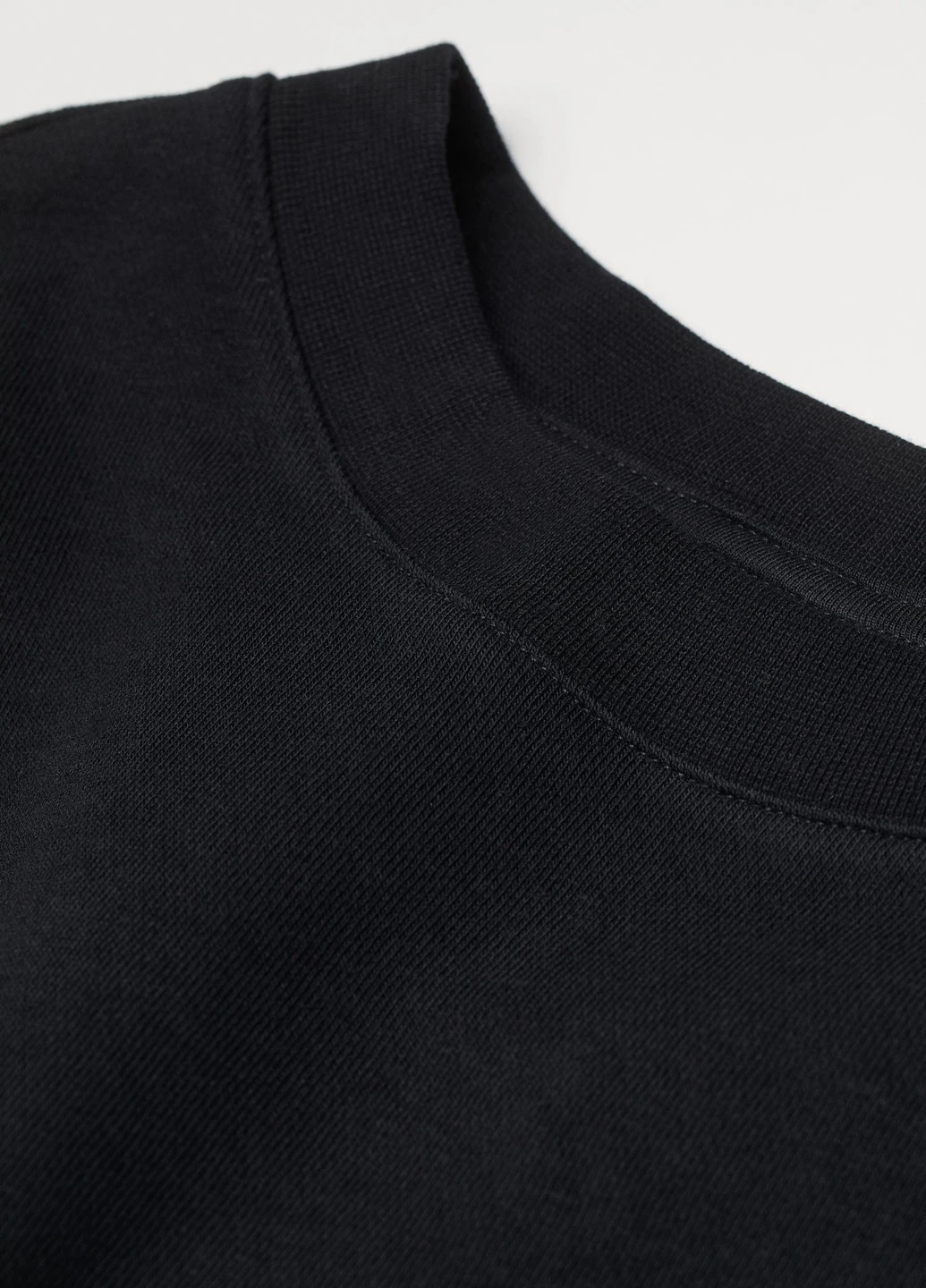 Чорний світшот демісезон,чорний, H&M Basic (255192848)