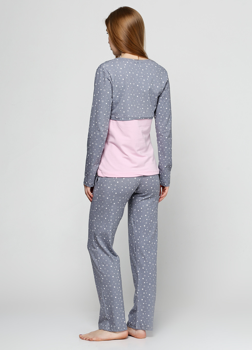 Комбинированная всесезон пижама (лонгслив, брюки) Deep Sleep