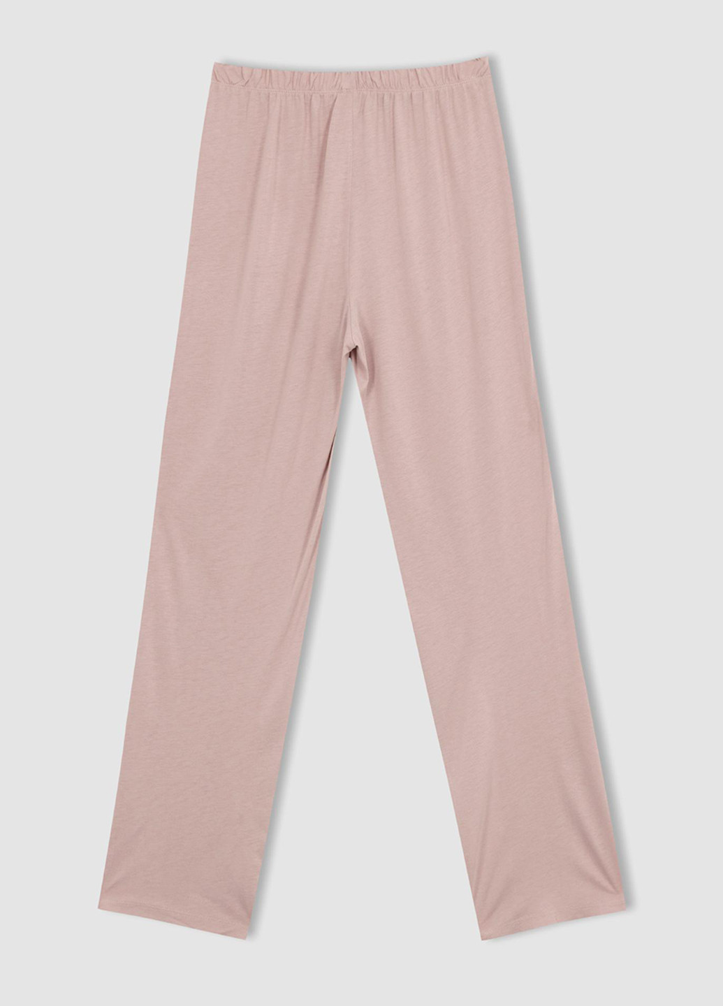 Розовая всесезон пижама (рубашка, брюки) рубашка + брюки DeFacto