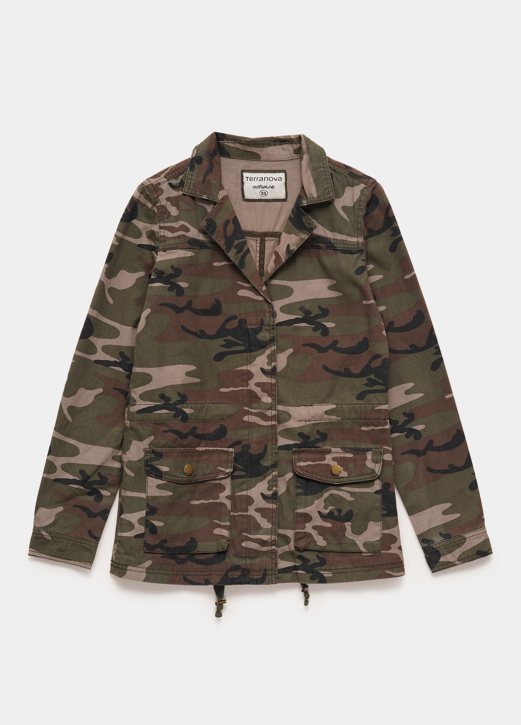 Оливкова (хакі) демісезонна куртка Terranova