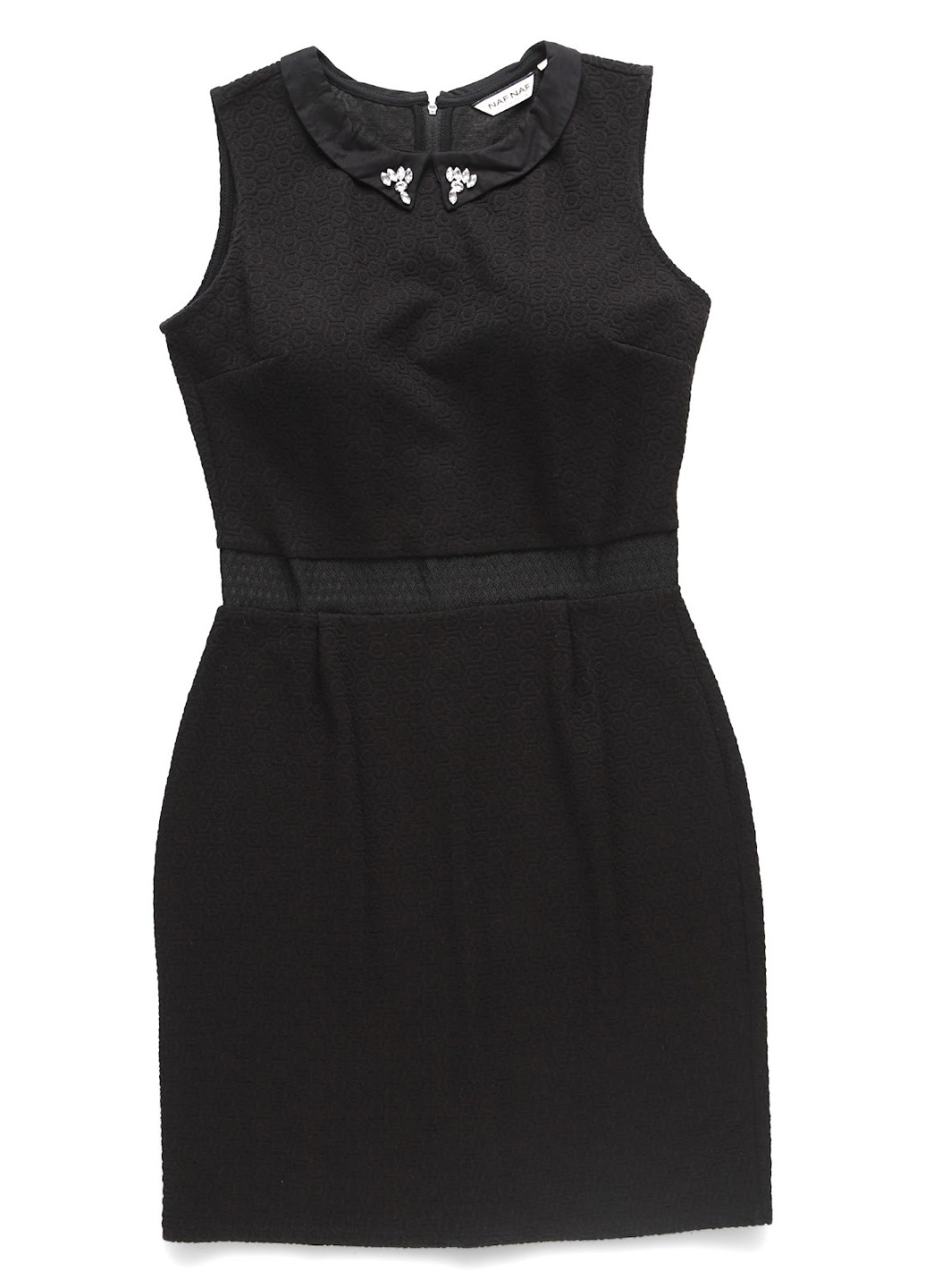 Чорна кежуал сукня футляр Naf Naf однотонна