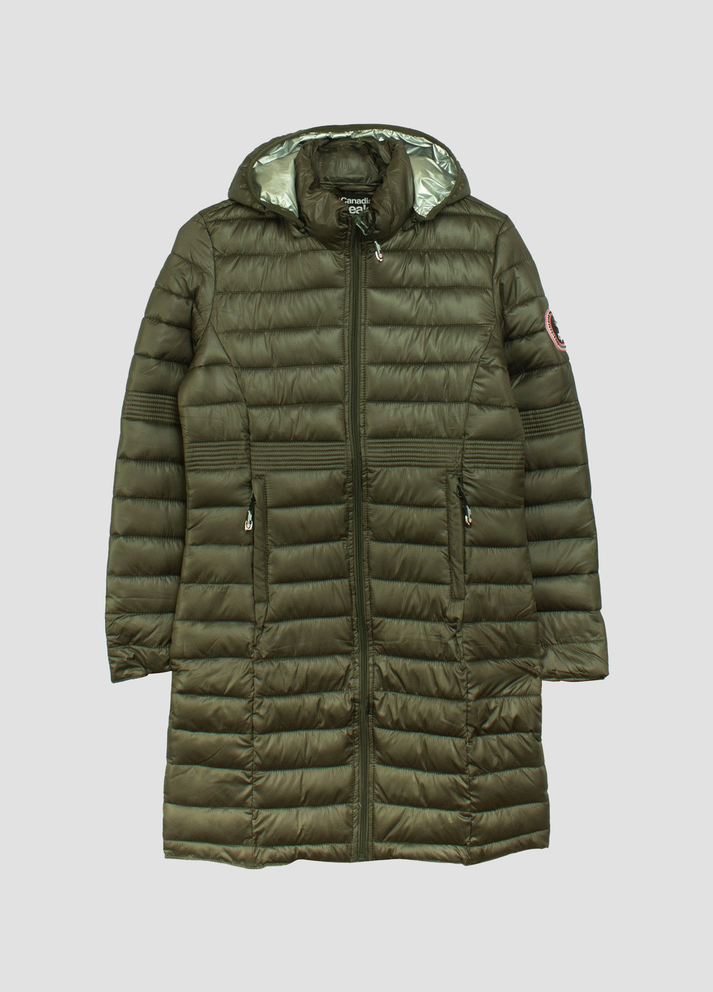 Оливковая (хаки) демисезонная куртка Canadian Peak
