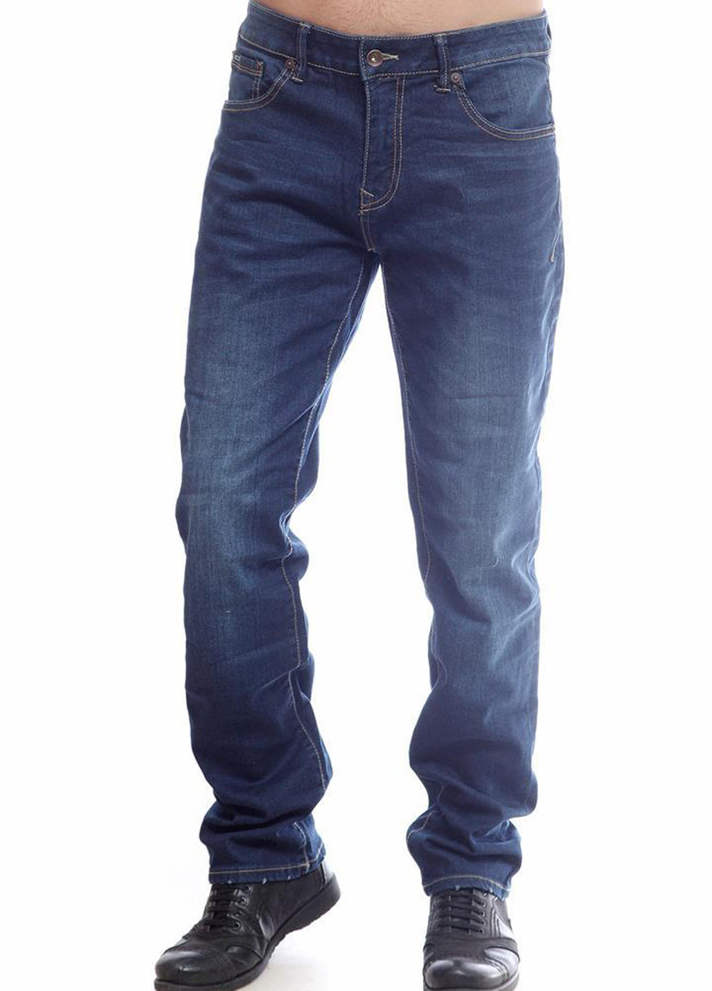 Темно-синие демисезонные джинсы Kenvelo