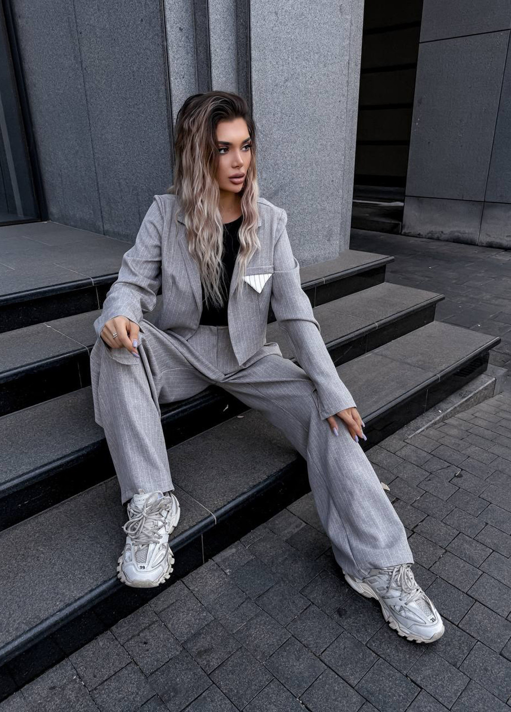 Костюм (жакет, брюки) No Brand (365959895)