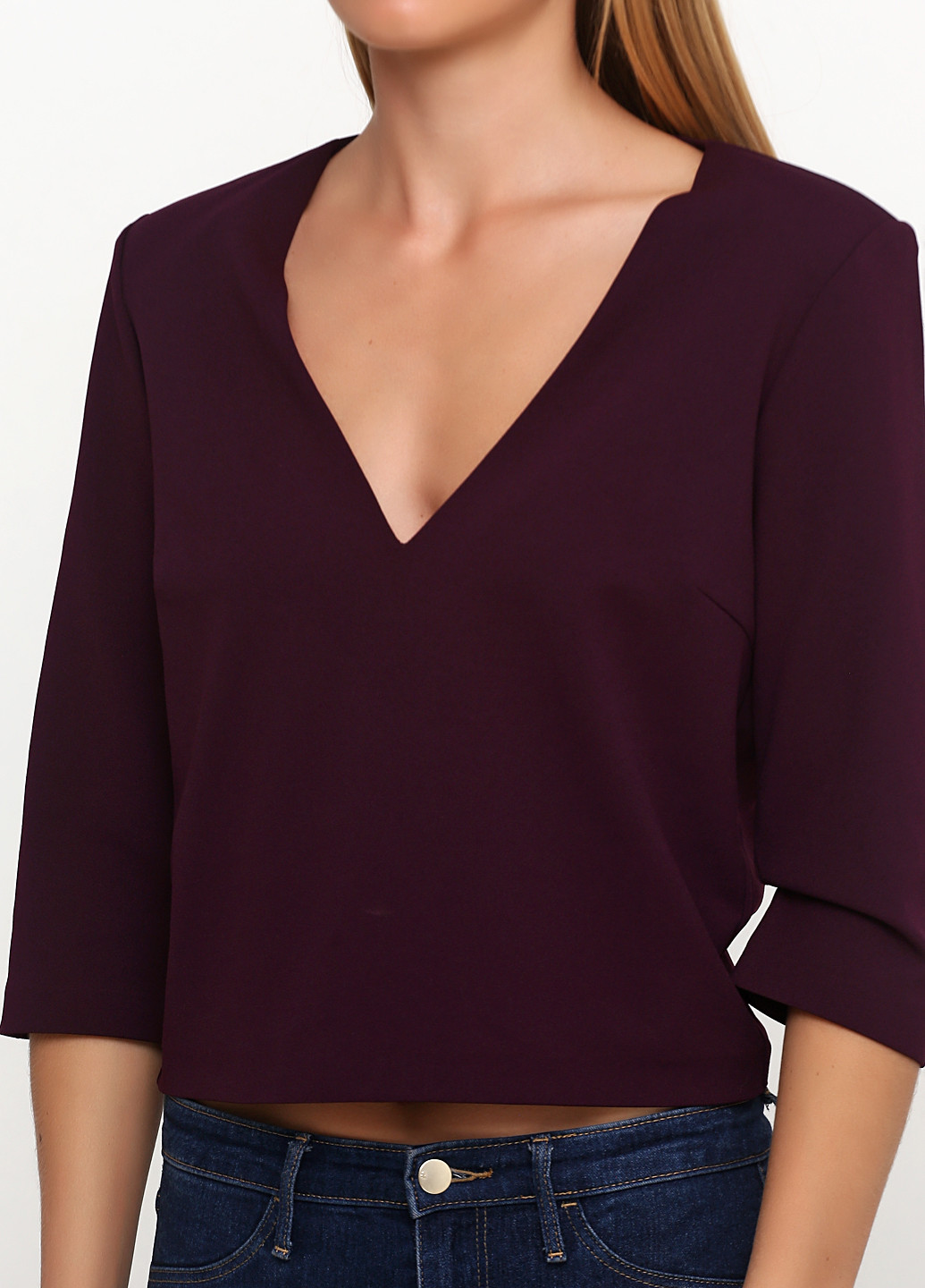 Фиолетовая демисезонная блуза STSTUDIO