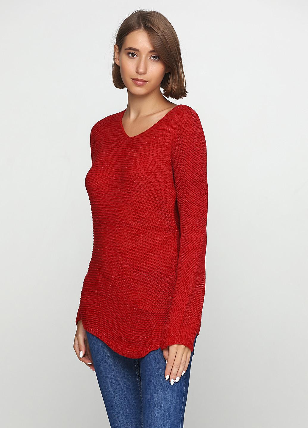 Червоний демісезонний пуловер пуловер Eser