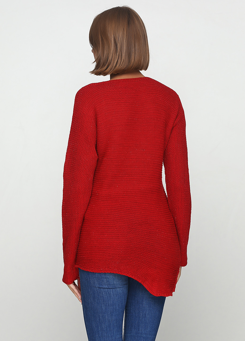 Красный демисезонный пуловер пуловер Eser