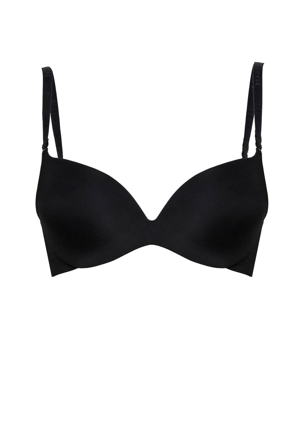 Чорний безшовний бюстгальтер Marc & André з кісточками поліамід