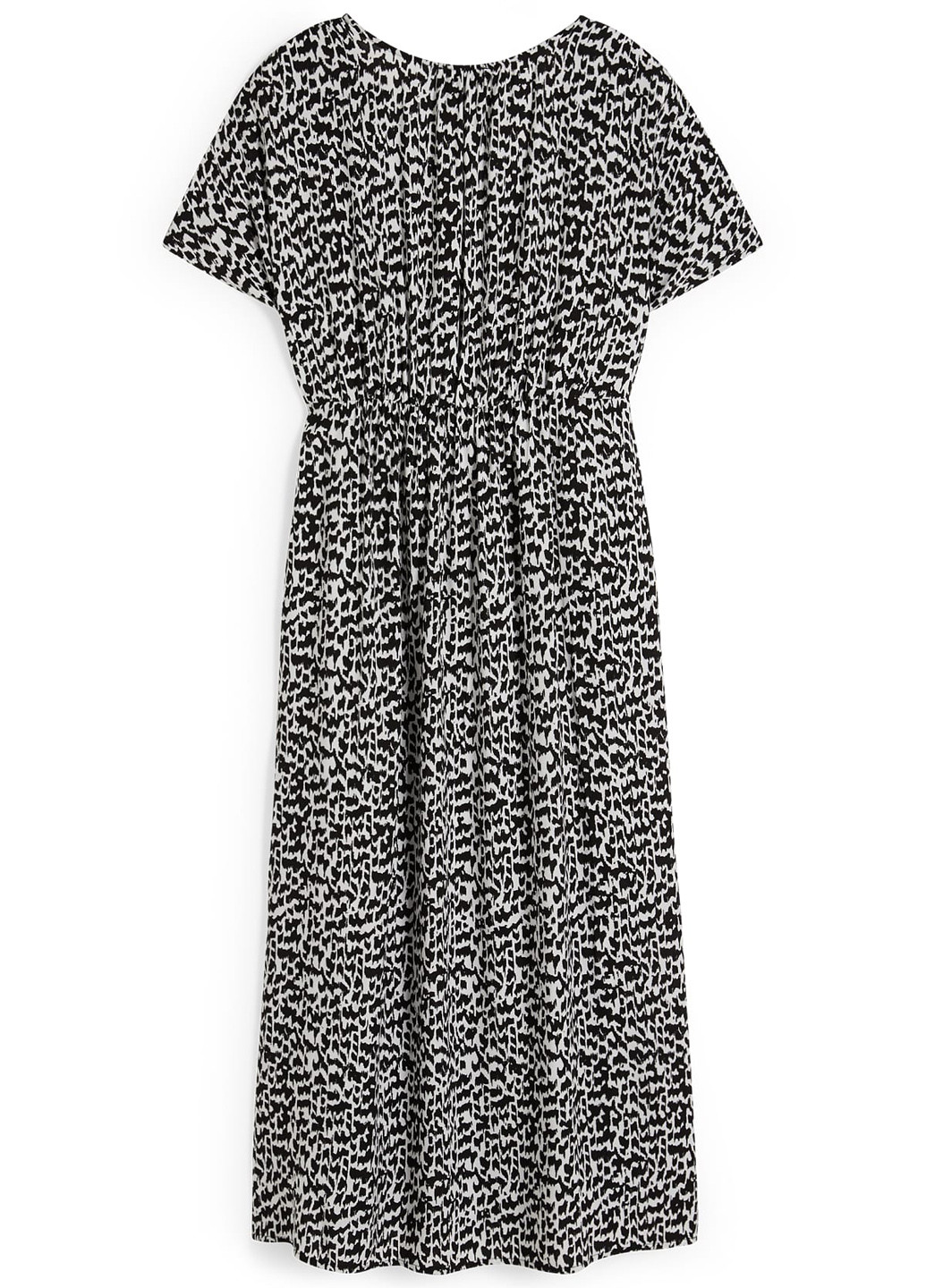 Чорно-білий кежуал сукня а-силует C&A з абстрактним візерунком