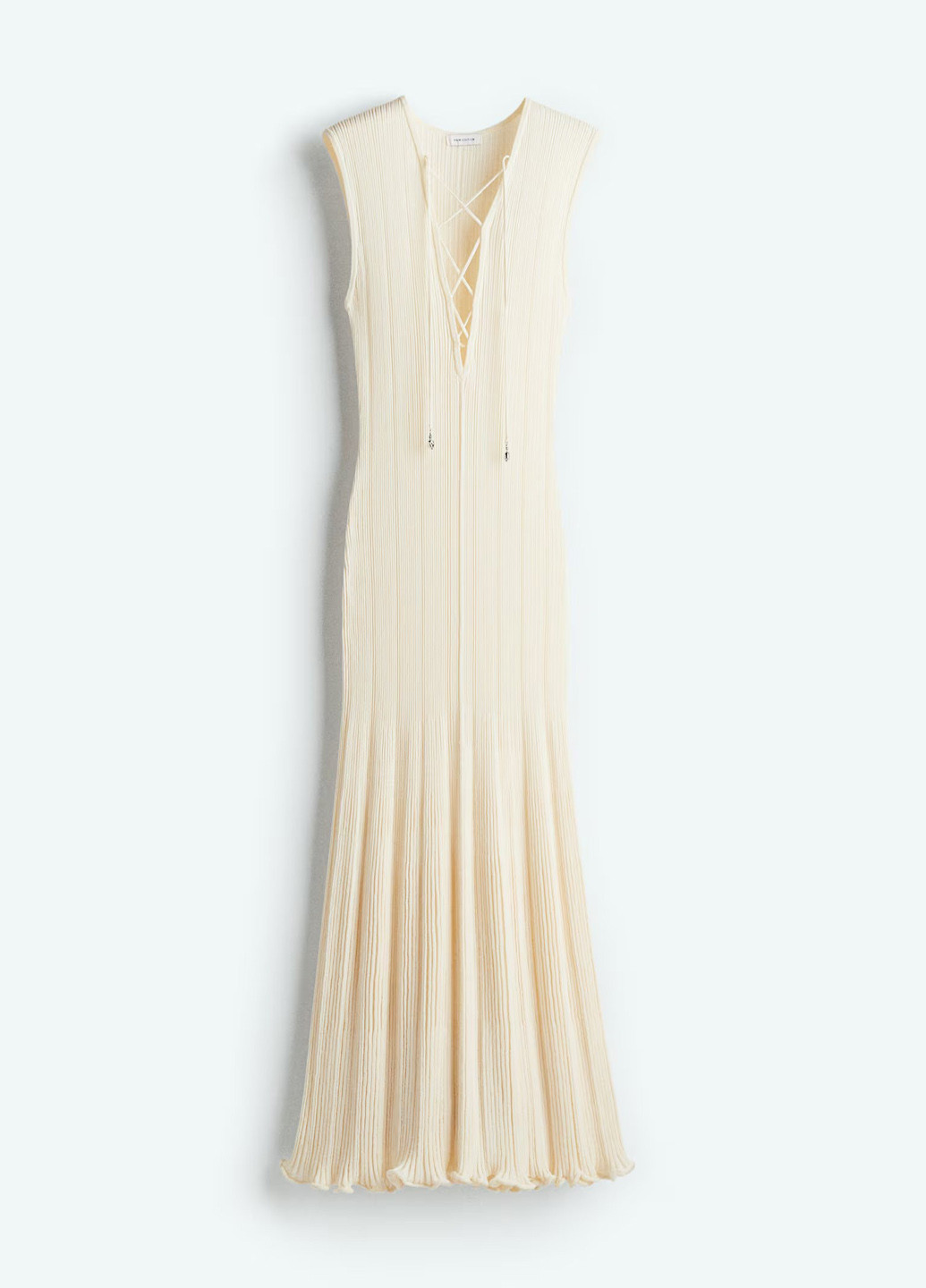 Кремова кежуал сукня H&M однотонна