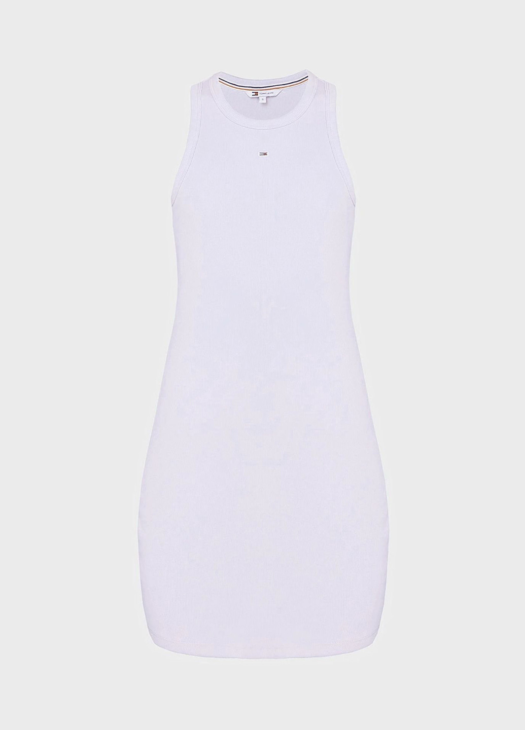 Сиреневое кэжуал платье платье-майка Tommy Jeans однотонное