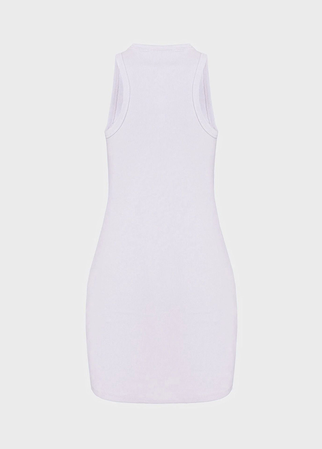 Сиреневое кэжуал платье платье-майка Tommy Jeans однотонное